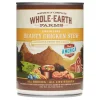 Whole Earth Farms Grian Free Hearty Chicken Stew Canned Dog Food - 12.7 oz Cans - Case of 12