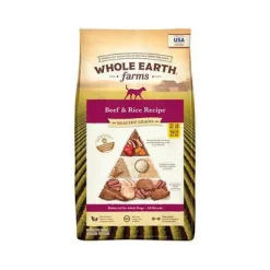 Whole Earth Farms Healthy Grains Beef & Rice Dry Dog Food - 37 lb Bag