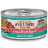 Whole Earth Farms Small Breed Duck Dinner Canned Dog Food - 3 oz Cans - Case of 24