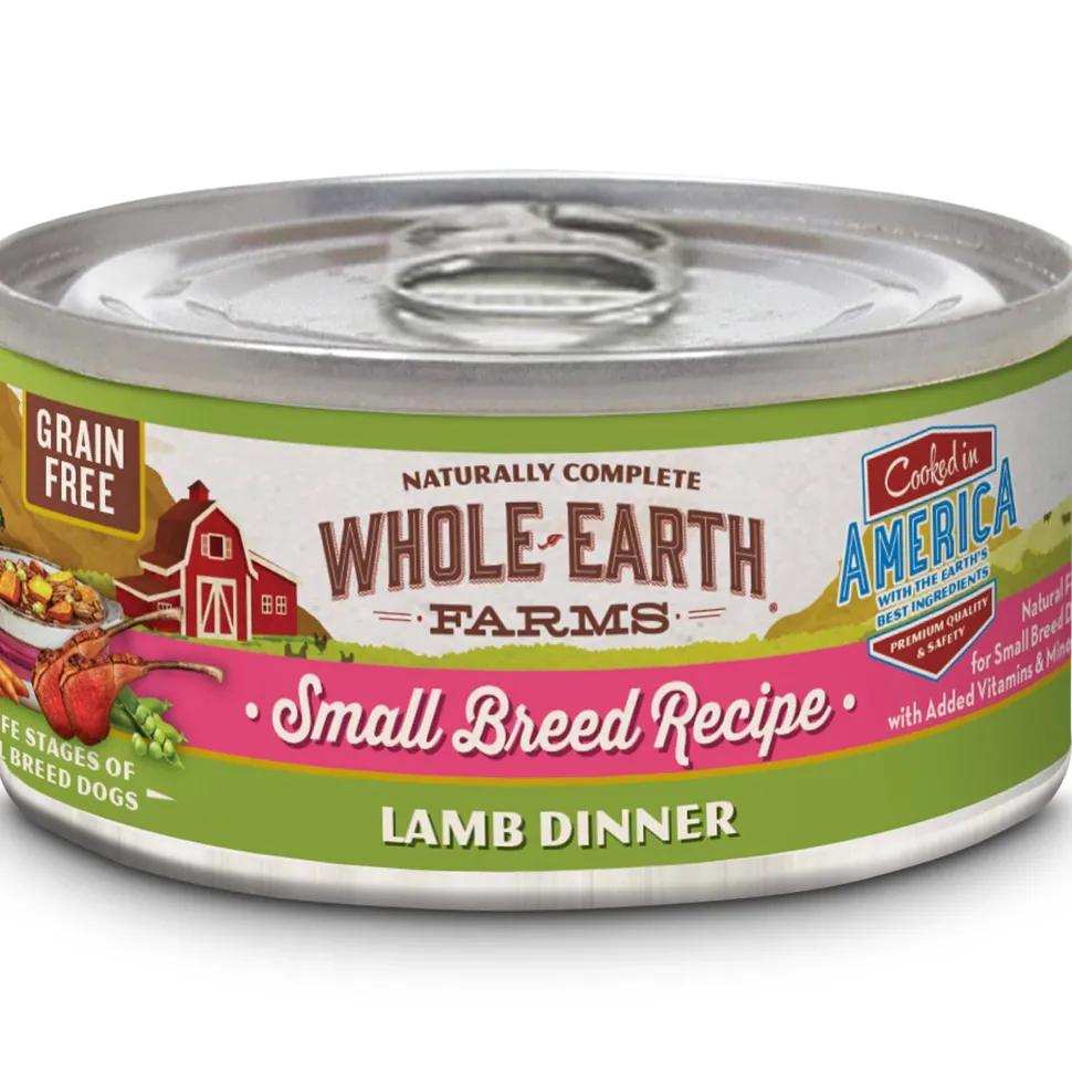 Whole Earth Farms Small Breed Lamb Dinner Canned Dog Food - 3 oz Cans - Case of 24