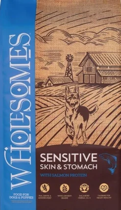 Wholesomes Sportmix Puppy Large-Breed Sensitive Skin and Stomach Salmon Dry Dog Food - 30 Lbs