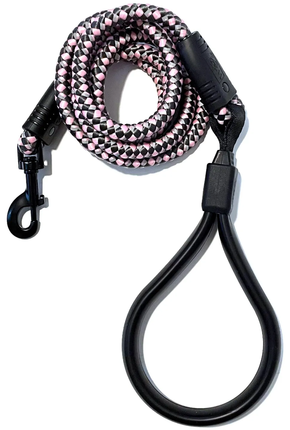 Wigzi Flex Walk Reflective Bungi Cable Dog Leash - Pink - 6 Feet