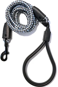 Wigzi Flex Walk Reflective Bungi Cable Dog Leash - Blue - 6 Feet
