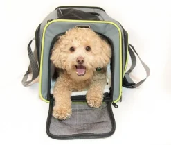 Wigzi LED Lighting Dual-Side Expandable Travel Airline Approved Pet Carrier
