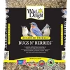 Wild Delight Advanced Bugs N' Berries Wild Bird Food Seed Mix - 4.5 Lbs