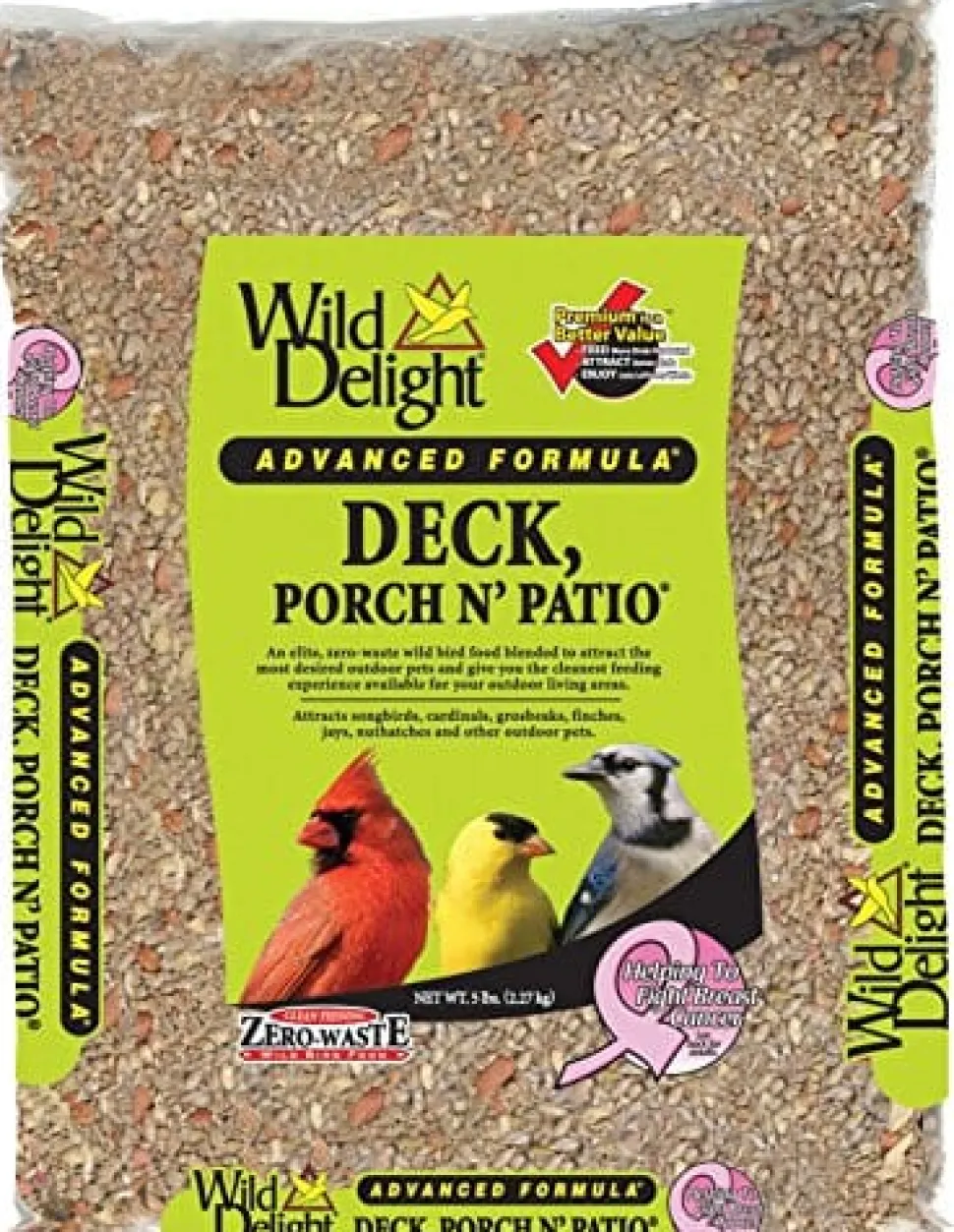 Wild Delight Advanced Deck Porch N' Patio - 5 Lbs