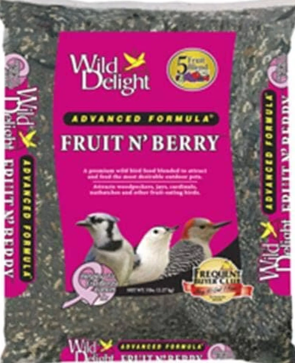 Wild Delight Advanced Fruit N' Berry Wild Bird Food Seed Mix - 5 Lbs