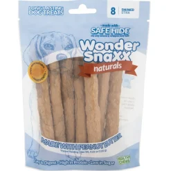 Wonder SnaXX Naturals StiXX Dog Treats Peanut butter - Small/Medium - 8 Count