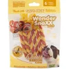 Wonder SnaXX Twists Dog Treats Cheese & Bacon - 4.8 Oz - Small/Medium - 6 Count