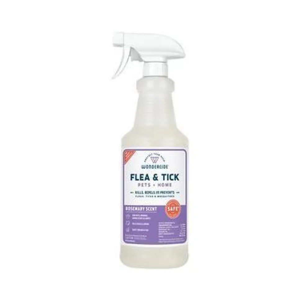 Wondercide Mosquito Flea and Tick Spray for Pets and Home - Cedar & Rosemary - 32 oz Bottle