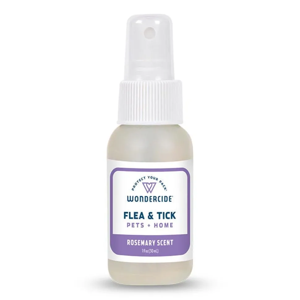 Wondercide Mosquito Flea and Tick Spray for Pets and Home - Cedar & Rosemary - 1 oz Trial Bottle - Case of 12