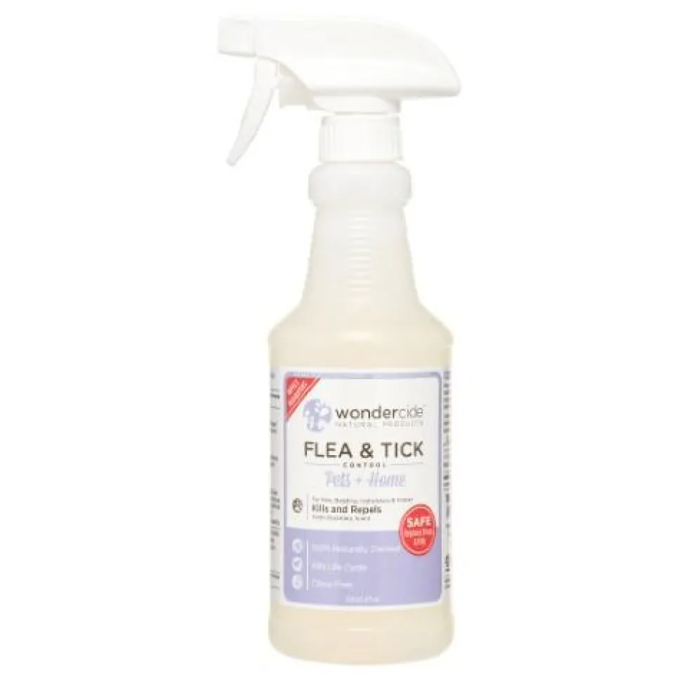 Wondercide Mosquito Flea and Tick Spray for Pets and Home - Cedar & Rosemary - 16 oz Bottle