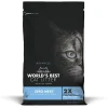 World's Best Cat Litter Blue Bag Zero Mess Clumping Litter Cat Litter - 12 lb Bag - Case of 3