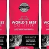World's Best Cat Litter Red Bag Multiple Clumping Cat Litter - 15 Lbs - Case of 3