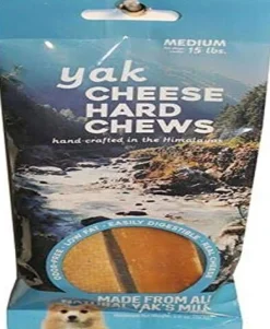 Yak Cheese Hard Chews Dog Dental and Hard Chews - Cheese - Medium - 2 Pack