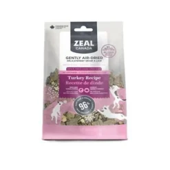 Zeal Grain-Free 96% Meat Turkey with Freeze-Dried Salmon and Pumpkin Gently Air-Dried Cat Food - 1 Lb