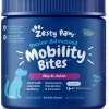 Zesty Paws Advanced Hip & Joint Mobility Bites Senior Recipe Chicken Soft Chews for Dogs