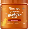 Zesty Paws Cranberry Bladder Bites Antioxidant Bacon Flavor Soft Chew Dog Supplements - 90 Count