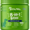 Zesty Paws Hemp Elements 8-in-1 Multifunctional Bites Chicken Flavor Soft Chew Dog Supplements - 90 Count