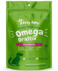 Zesty Paws Hemp Elements Orastix Omega Original Flavor