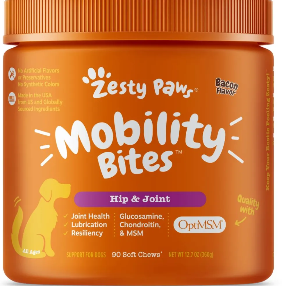 Zesty Paws Mobility Bites Functional Supplement for Hip & Joints for Dogs