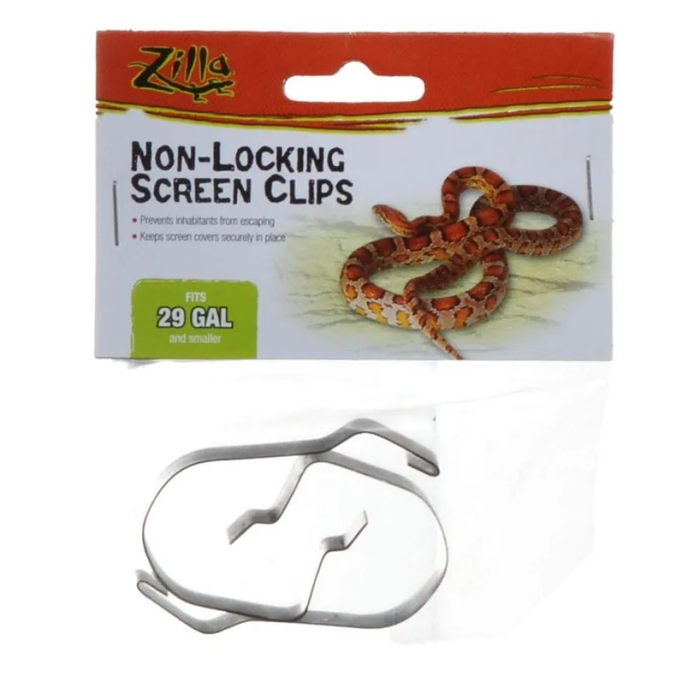 Zilla Fresh Air Non-Locking Screen Clips - 5-29 gal - 2 pk