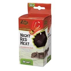 Zilla Incandescent Night Red Heat Bulb - 50 W
