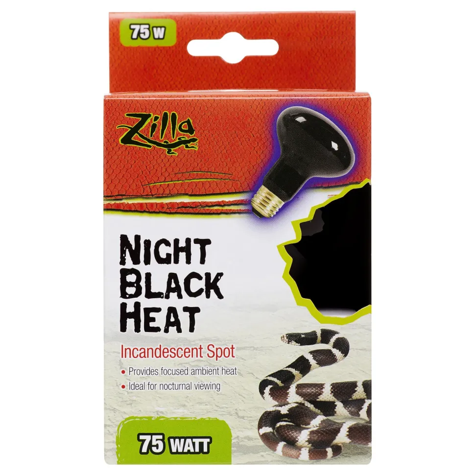 Zilla Incandescent Night Black Heat Spot - 75 W