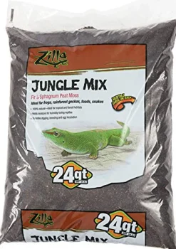 Zilla Jungle Mix Premium Reptile Bedding - 24 qt