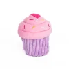 Zippy Paws Cupcake Squeak and Plush Dog Toy - Pink