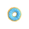 Zippy Paws Donutz Blueberry Glazed White Sprinkles Squeak and Plush Dog Toy - Junior - Small