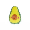 Zippy Paws NomNomz Avocado Squeak and Plush Dog Toy