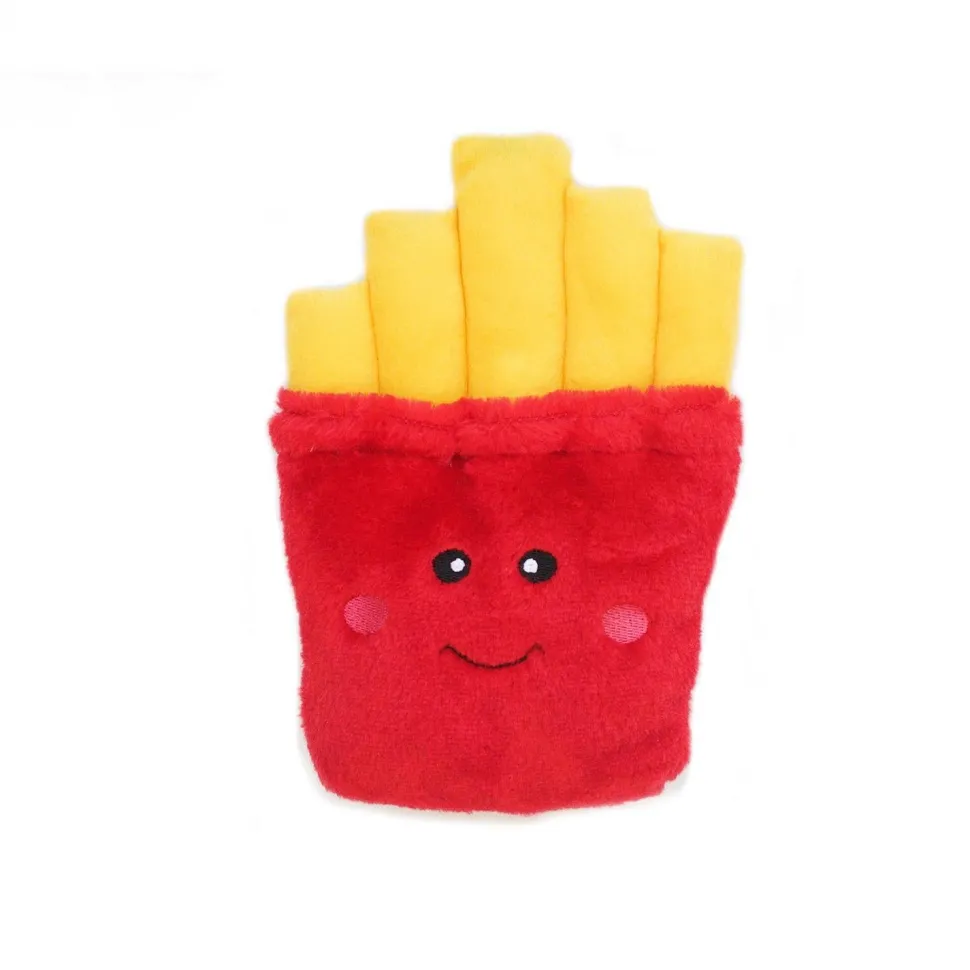 Zippy Paws NomNomz Fries Squeak and Plush Dog Toy