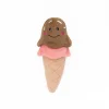 Zippy Paws NomNomz Ice Cream Squeak and Plush Dog Toy