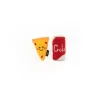 Zippy Paws Pizza and Cola Squeak and Plush Catnip Cat Toy - Small