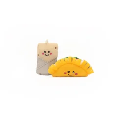 Zippy Paws Taco Burrito Catnip Plush Cat Toy - Small