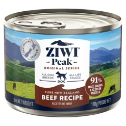 Ziwi Peak All-Life-Stages and Breeds Beef Recipe Canned Dog Food - 6 Oz - Case of 12