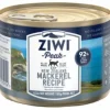 Ziwi Peak Mackerel Pate Canned Cat Food - 6.5 Oz - Case of 12