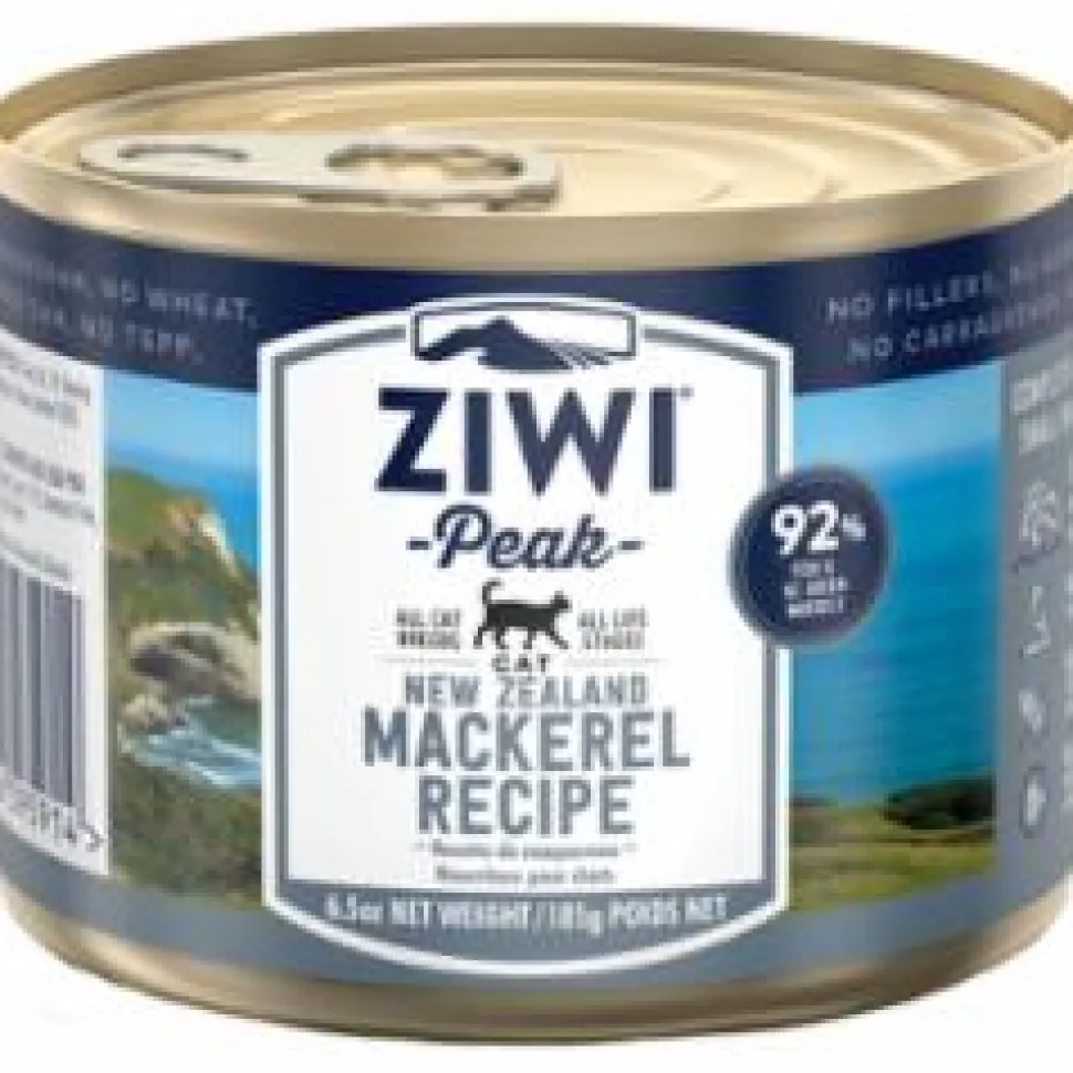 Ziwi Peak Mackerel Pate Canned Cat Food - 6.5 Oz - Case of 12