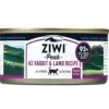 Ziwi Peak Rabbit and Lamb Pate Canned Cat Food - 3 Oz - Case of 24