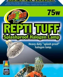 Zoo Med Laboratories 75 Watt Repti Tuff Splashproof Halogen Lamp