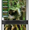 Zoo Med Laboratories Aquarium Terrarium or Paludarium Habitat Tank - 4 Gallons - L:12" X W:12" X H:24" Inches