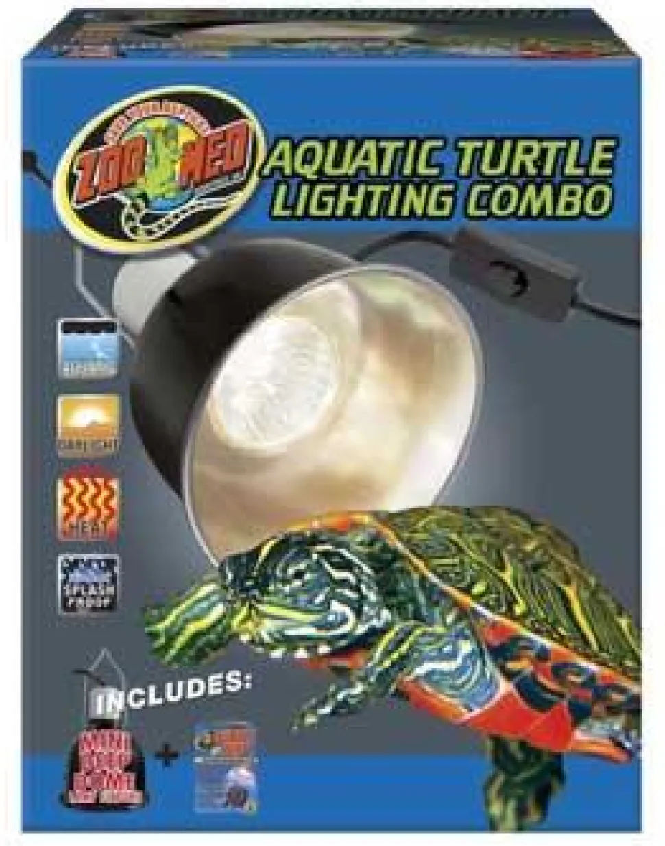 Zoo Med Laboratories Aquatic Turtle or Reptile Lighting Combo