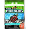 Zoo Med Laboratories Aquatic River Pebbles Decorative Aquarium and Turtle Substrate - Medium - 10 Lbs