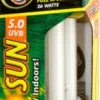 Zoo Med Laboratories Avian Sun Compact 5.0 Bird Florescent Lamp - White - 26 Watt
