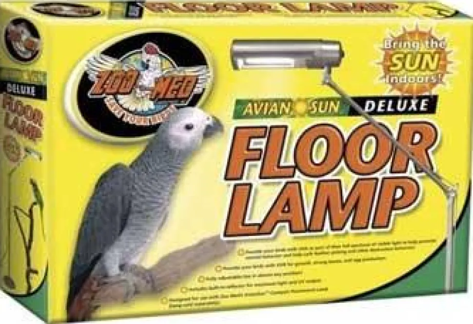 Zoo Med Laboratories Avian Sun Deluxe Bird Floor Lamp