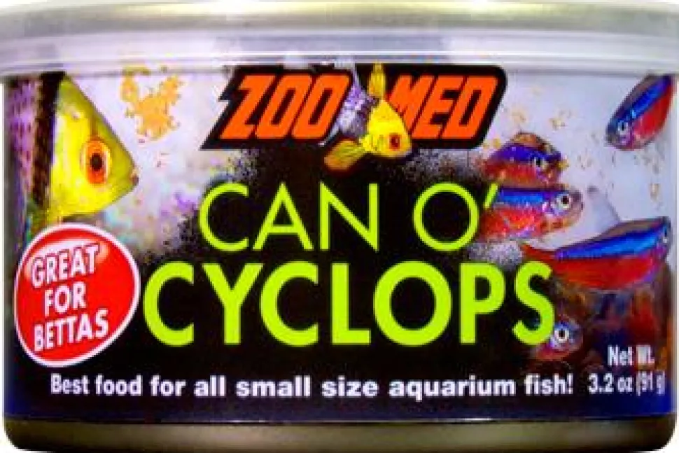 Zoo Med Laboratories Can O' Cyclops Freeze-Dried Fish Food - 3.2 Oz