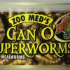 Zoo Med Laboratories Can O’ Superworms for Large Lizards, Asian & American Box Turtles, or Aquatic Turtles - 1.2 Oz