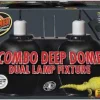 Zoo Med Laboratories Combo Deep Dome Reptile Basking Lamp Fixture - Large