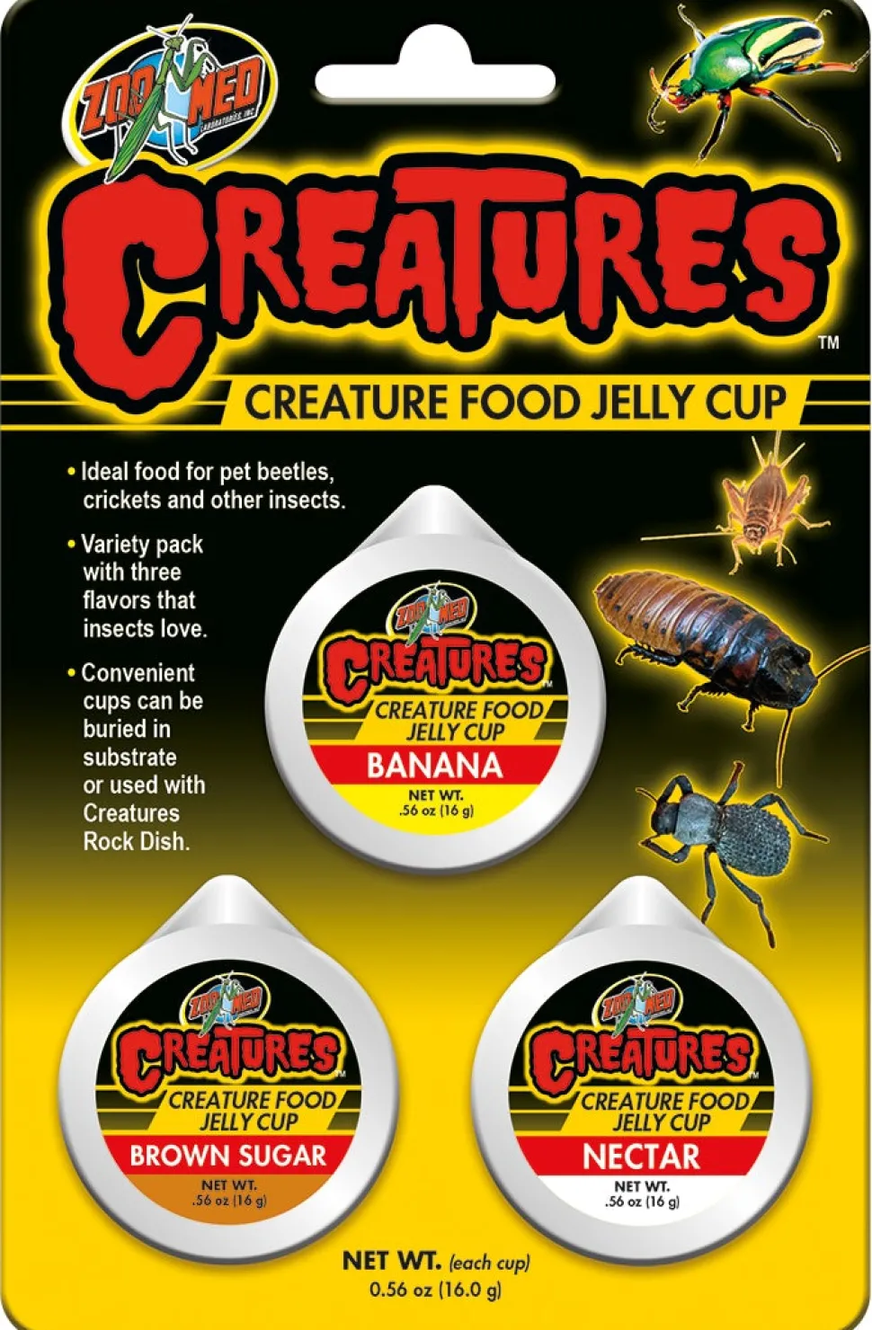 Zoo Med Laboratories Creatures™ Creature Food Jelly Cup